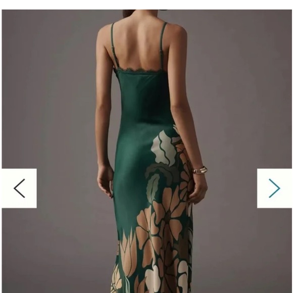 Bl-nk Eustella Bare V-neck Maxi dress, Anthropologie Medium NWT - Picture 2 of 6